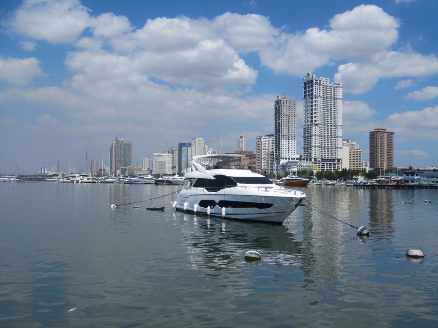 The Manila Bay waterfront seen from Pasay