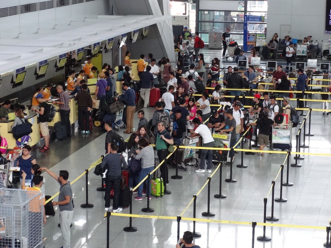 The ticketing hall at Ninoy Aquino International Airport Terminal 3, Pasay