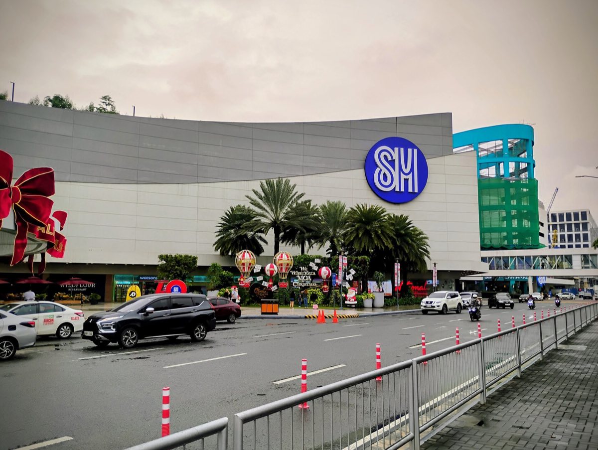 The SM Mall of Asia complex on reclaimed land in Pasay, Metro Manila